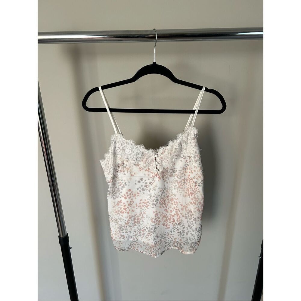 Abercrombie & Fitch Cheetah & Lace Tank Top Size Small